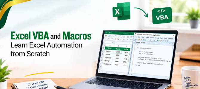 Excel VBA and Macros: Learn Excel Automation from Scratch